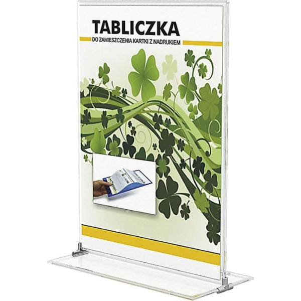 Tabliczka stojąca A4 Panta Plas