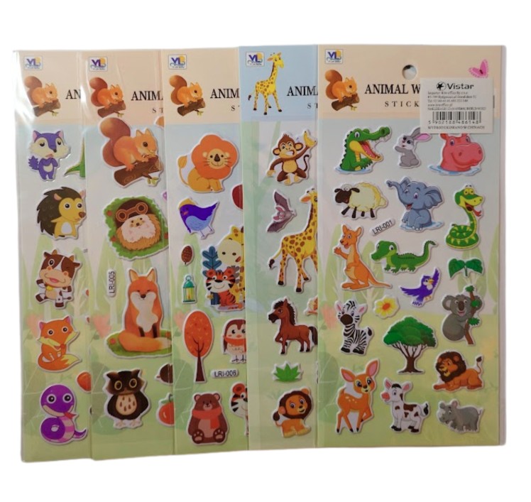 Naklejka LRI 22x10 Animal World 903023 KTW