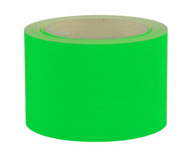 Naklejka cenowa "D" (5) bez nadruku fluor zielona 40x30 Kal-Pack