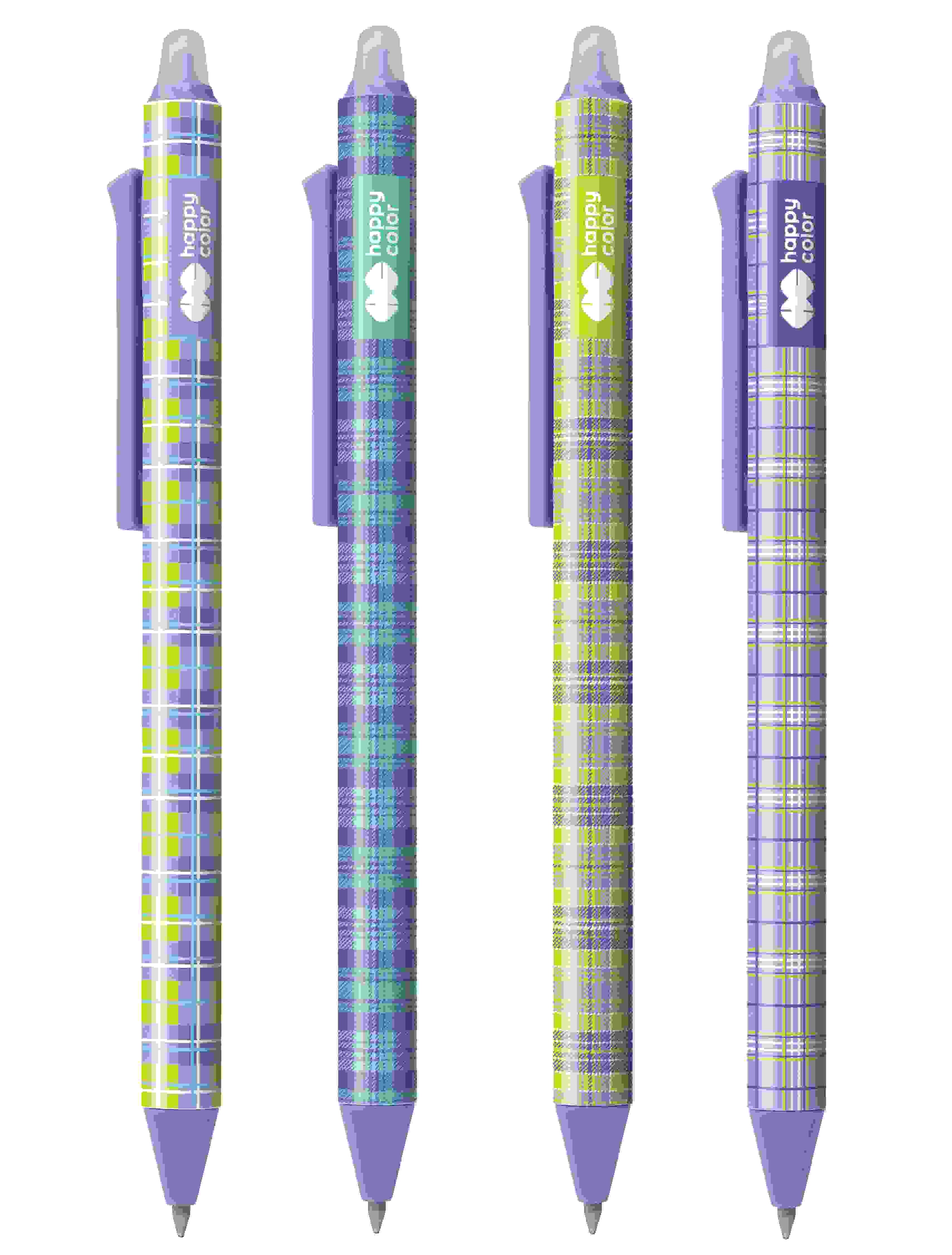 Długopis wymazywalny Patt 0,5mm niebieski Happy Color
