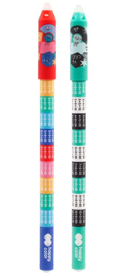 Długopis wymazywalny Tabliczka mnożenia 0,5mm niebieski Happy Color HA 4120 02TM-3
