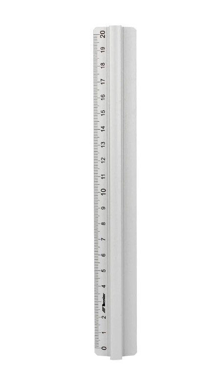 Linijka aluminiowa, uchwyt 20cm Leniar 30316