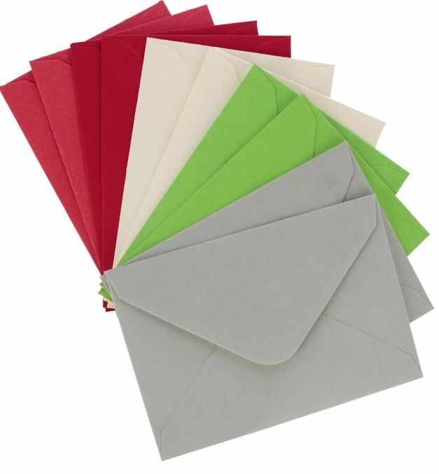 Koperta 70x100 (10) Gładki mix czerwień i zieleń K 110g Argo [280451]