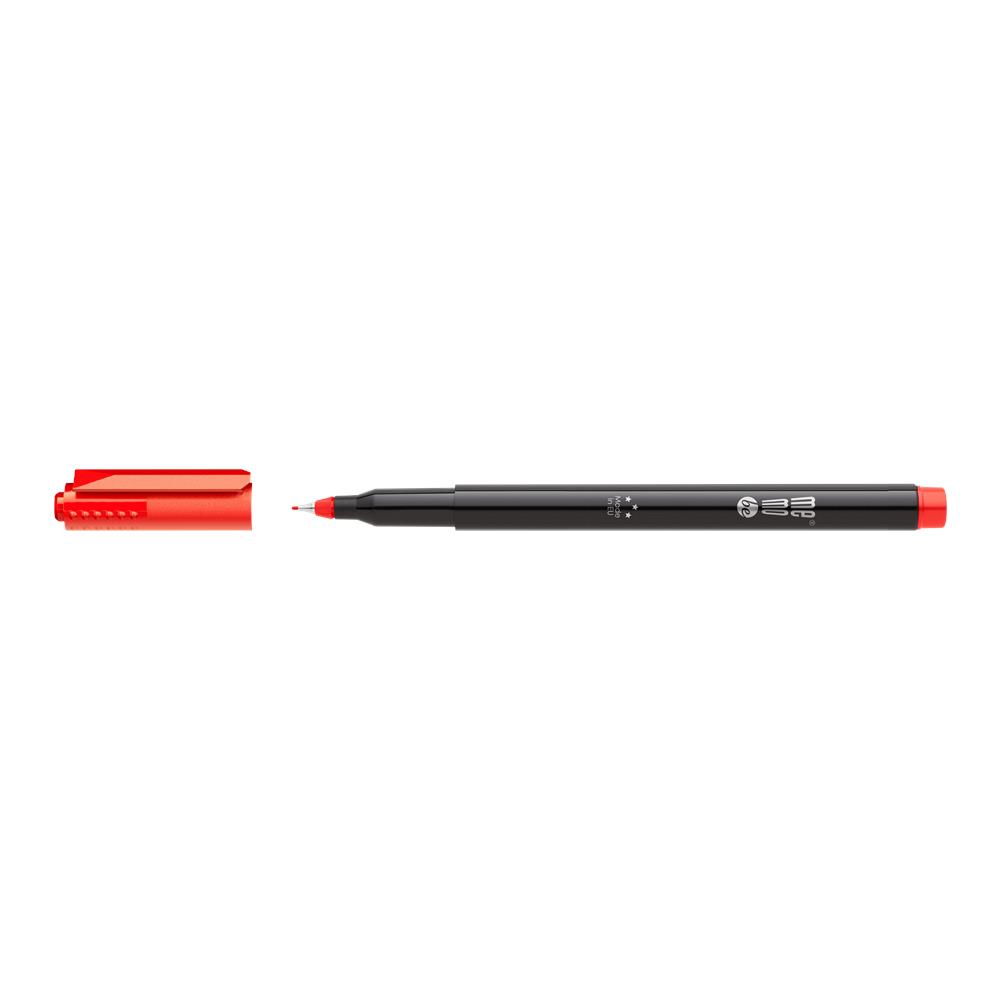 Marker permanentny CD/DVD MEMOBE 0,3mm okr. MM250-05 czerwony
