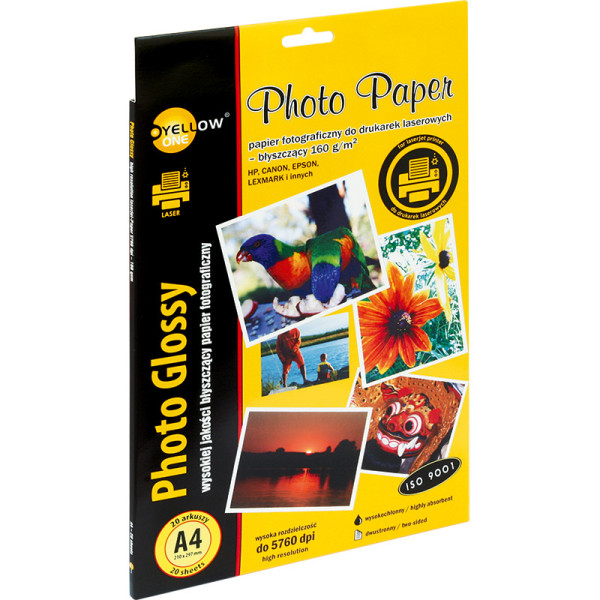 Papier foto A4/A20  160g połysk laser  KW 150-1377
