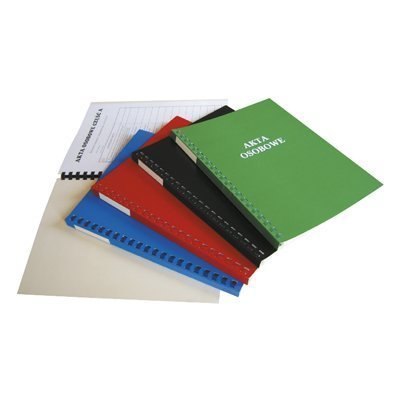 Teczka do akt osob. ABCD A4 Warta niebieskia bind. zewnętrzna bez treści 1824-339-003