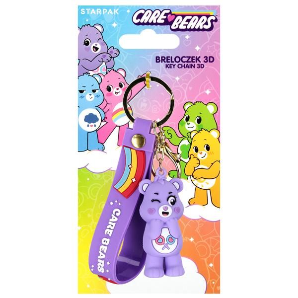 Brelok gumowy miś Care Bears fioletowy Miśka 569906 Starpak