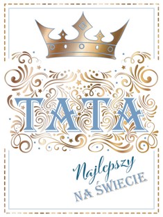 Karnet B6 Tata blue Henry