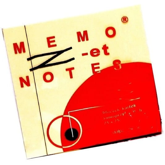 Notes samoprzylepny Z-et 75x75 100k. żółty Dalpo