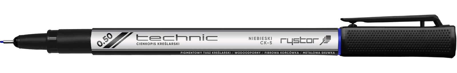 Cienkopis kreślarski Rystor Technic 0,5mm niebieski