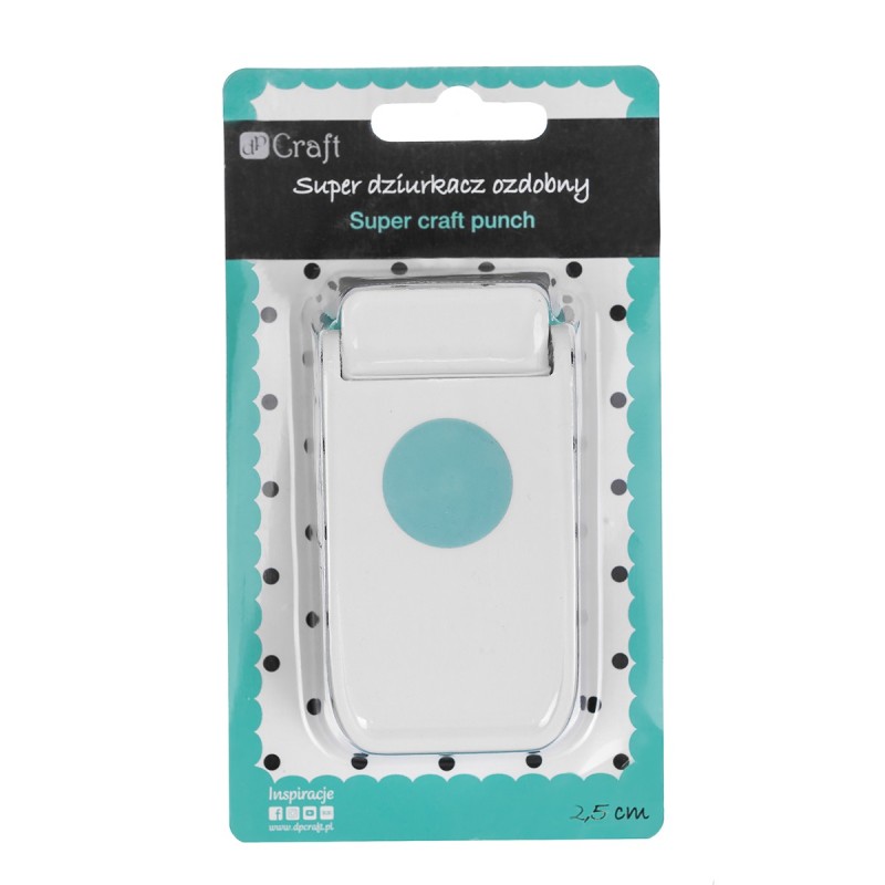 Super dziurkacz ozdobny koło 2,5cm JCDZ-903-001 Dalprint
