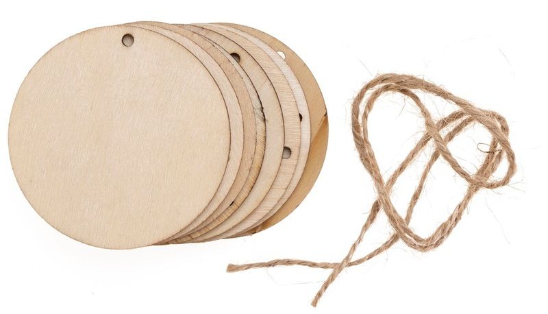 Plastry drewna z otworem 6cm PD3 Brewis