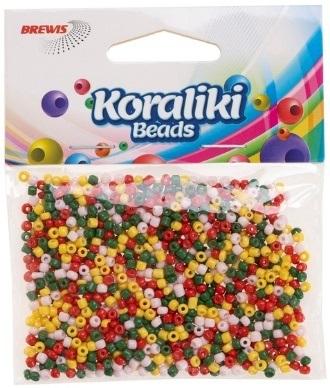 Koraliki akrylowe 35mm mix kolorów KZ10 Brewis