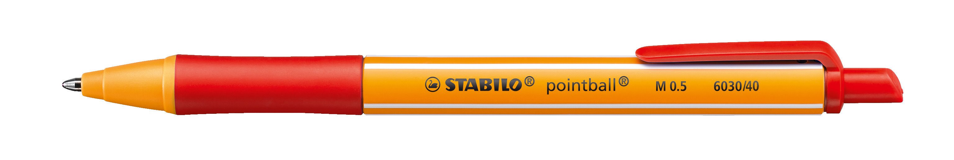 Długopis Stabilo Pointball czerwony