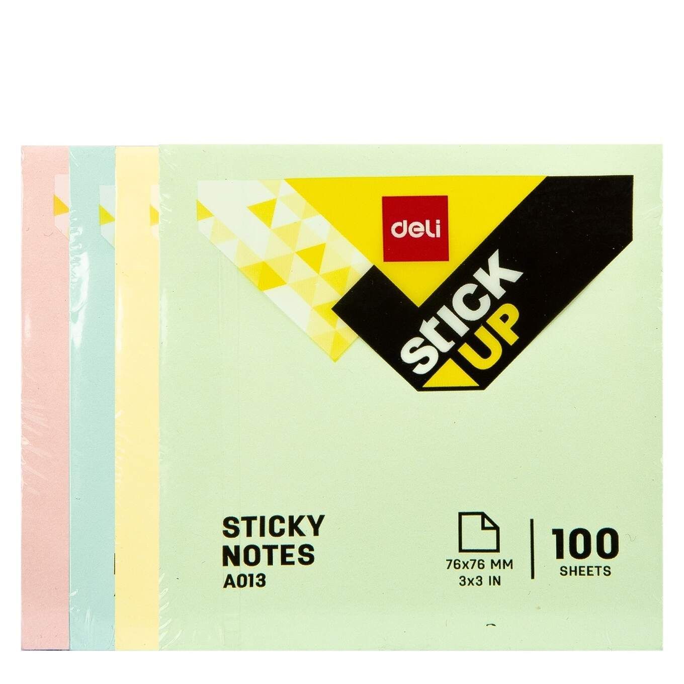 Notes samoprzylepny Deli 76x76mm 100k. mix kol. EA01303 WPC