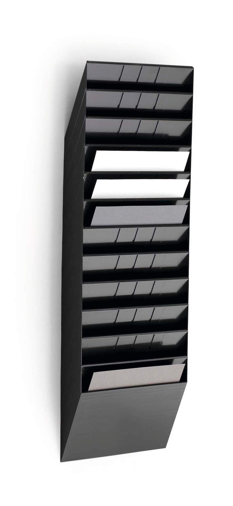 Zestaw Flexiboxx A4 12poj. na dokum. poziom czarny Durable 1709781060