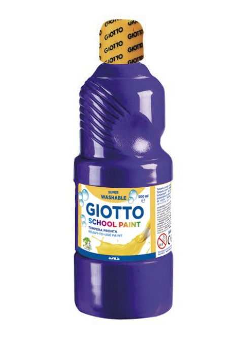 Farba szkolna Giotto School Paint/ Extra Quality 500ml violet 535319 / 532819 FIL