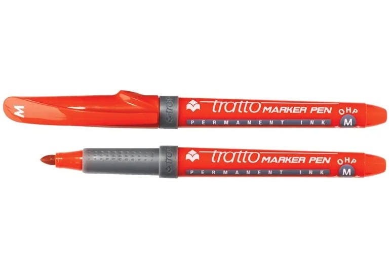 Marker OHP (M) 4,2mm 0,2 czerwony Tratto 806702 Fila