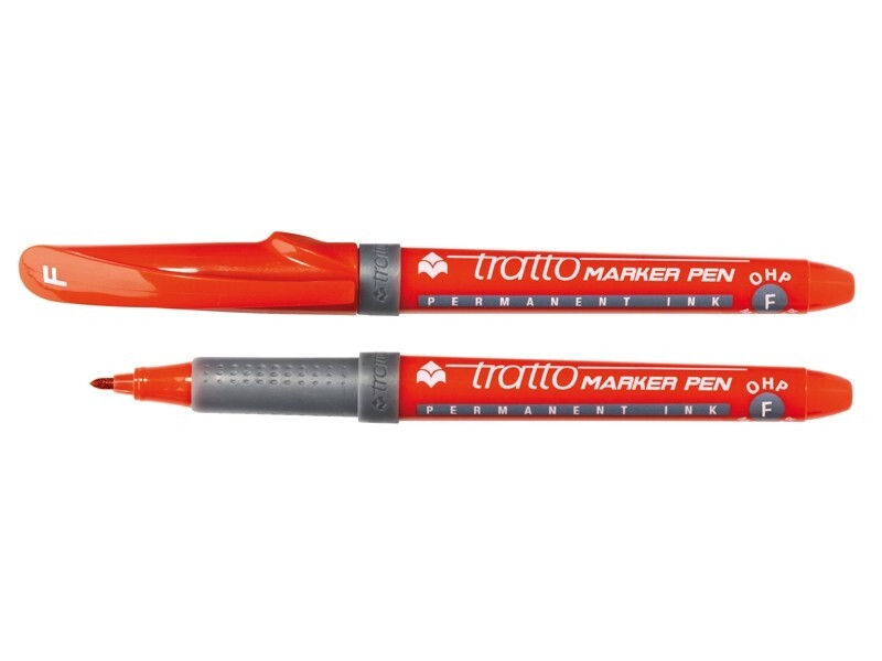 Marker OHP (F) 2,2mm 04 czerwony Tratto 806802 Fila