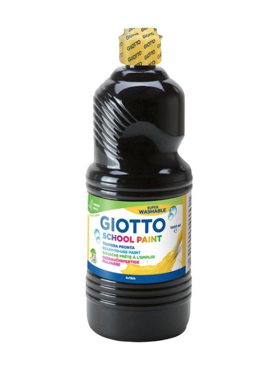 Farba tempera Giotto School Paint czarna 1l Fila 535524