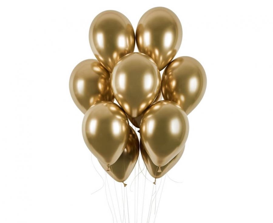 Balony GB120 shiny 13 cali złote (50szt) GB120/88 GoDan