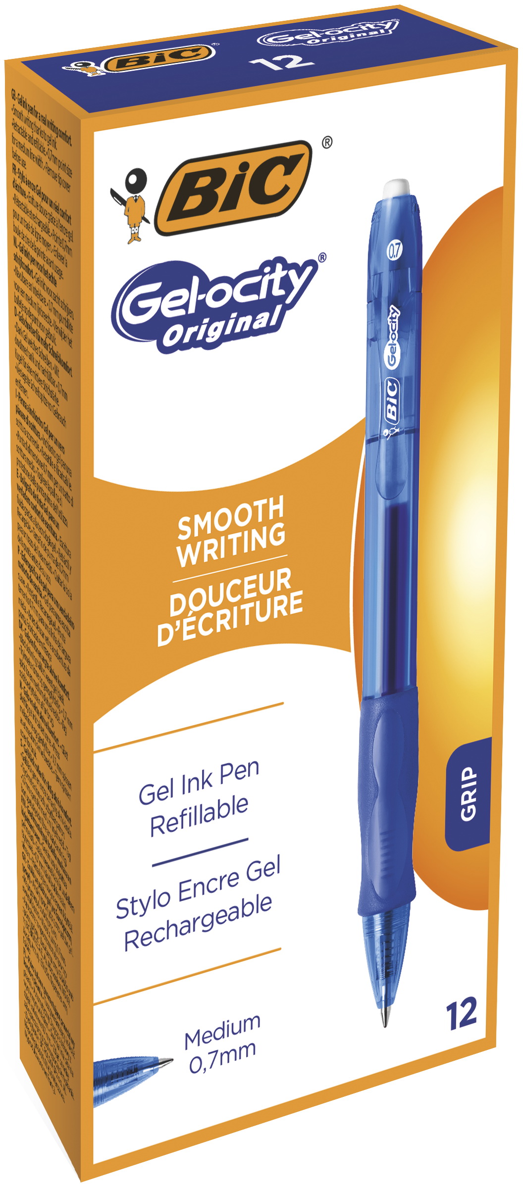 Długopis żelowy BIC Gel-ocity niebieski