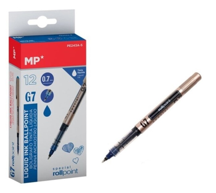 Cienkopis 0,7mm niebieski MP