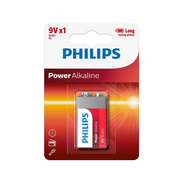 Bateria PHILIPS PowerLife  (9V) 6LR61 alk. (1 szt.) blister
