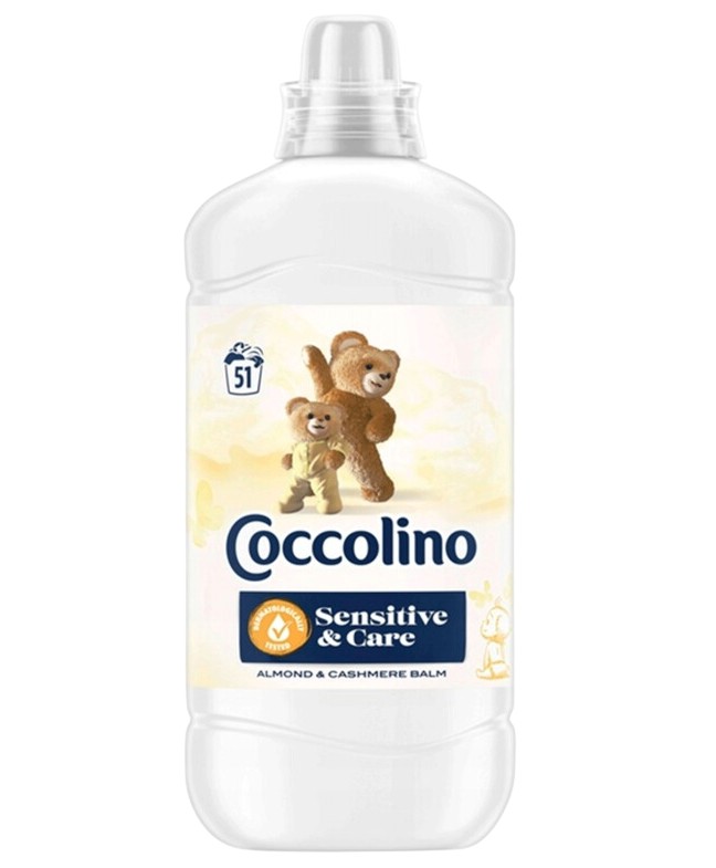 Płyn do płukania Coccolino 1275ml (51P) Sensitive & Care Almond & Cashmere