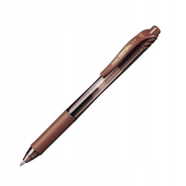 Pióro kulkowe Pentel Energel BL107 brązowe