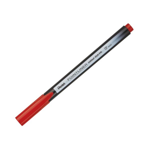 Cienkopis Pointliner Colour 0,4mm czerwony Pentel S40-B