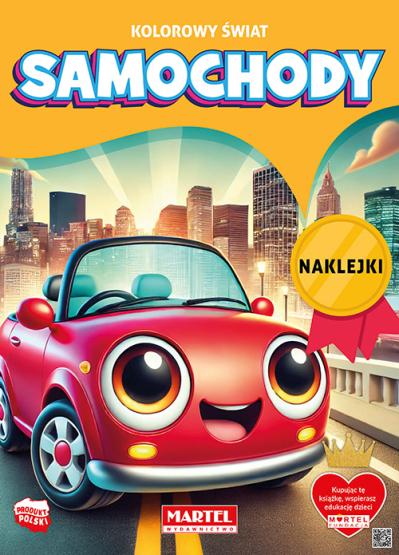 Kolorowy świat Samochody z naklejkami Martel