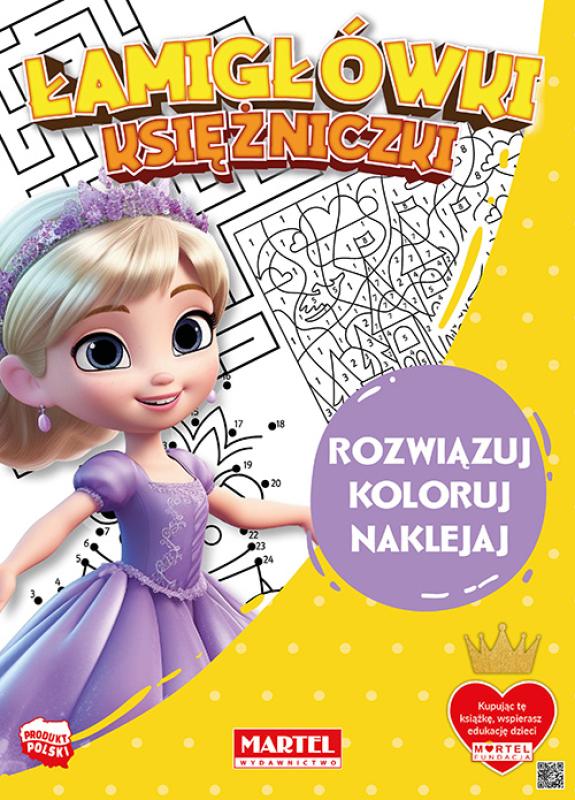 Łamigłówki księżniczki z naklejkami Martel