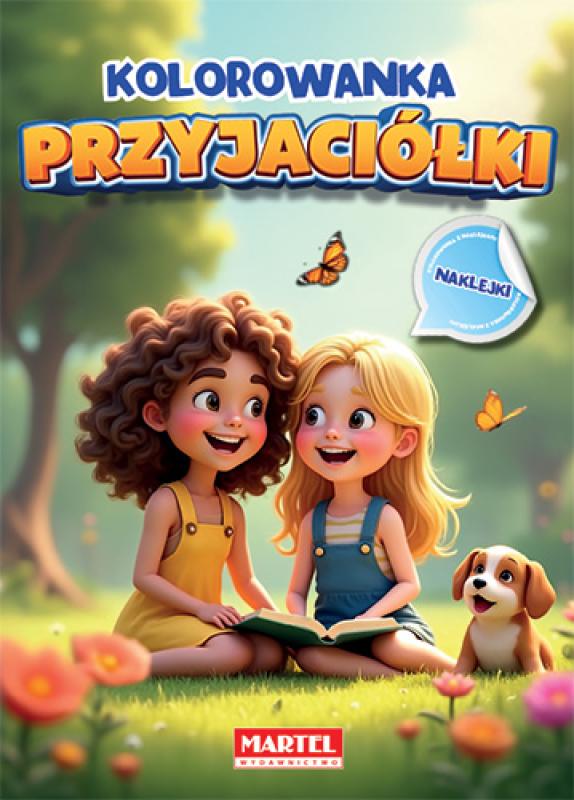 Kolorowanka Przyjaciółki z naklejkami Martel