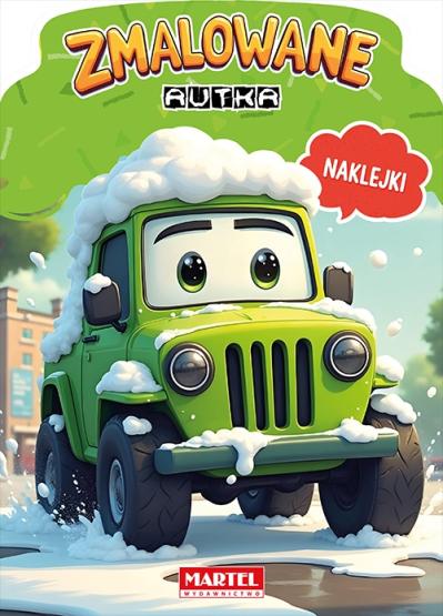 Zmalowane autka z naklejkami Martel
