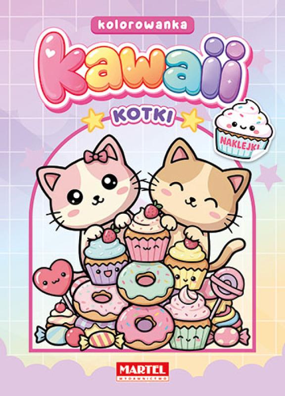 Kawaii - Kotki z naklejkami Martel