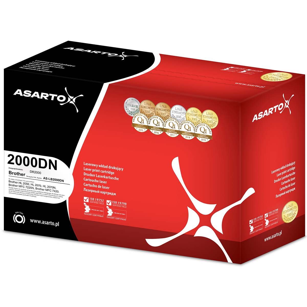 Toner Asarto Brother 1030BK | TN1030 | AS-LB1030N | 1000k | black