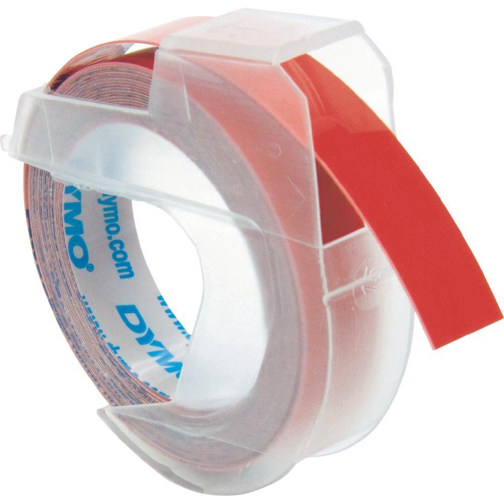 Taśma Dymo do wytlaczarek 9 mm x 3 m - S0898150 czerwona