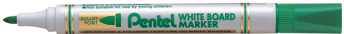 Marker suchościeralny Pentel MW85 zielony