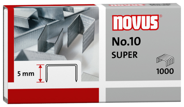 Zszywki 10/1000 szt. Novus