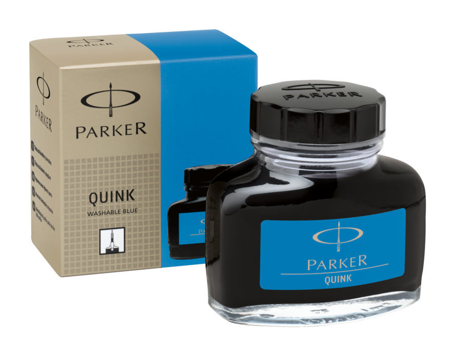 Atrament w butelce niebieski zmywalny 57ml Parker