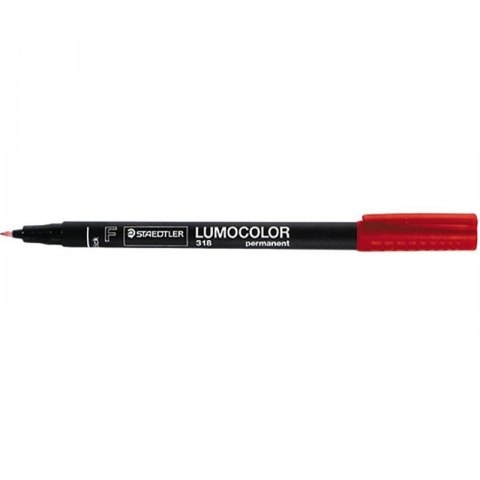 Foliopis Staedtler Lumocolor czerwony F