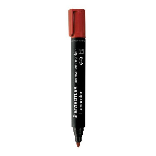 Marker permanentny Staedtler S352 okrągły czerwony S 352-2