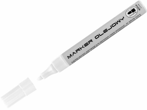 Marker olejowy Econmy Toma TO-420 biały