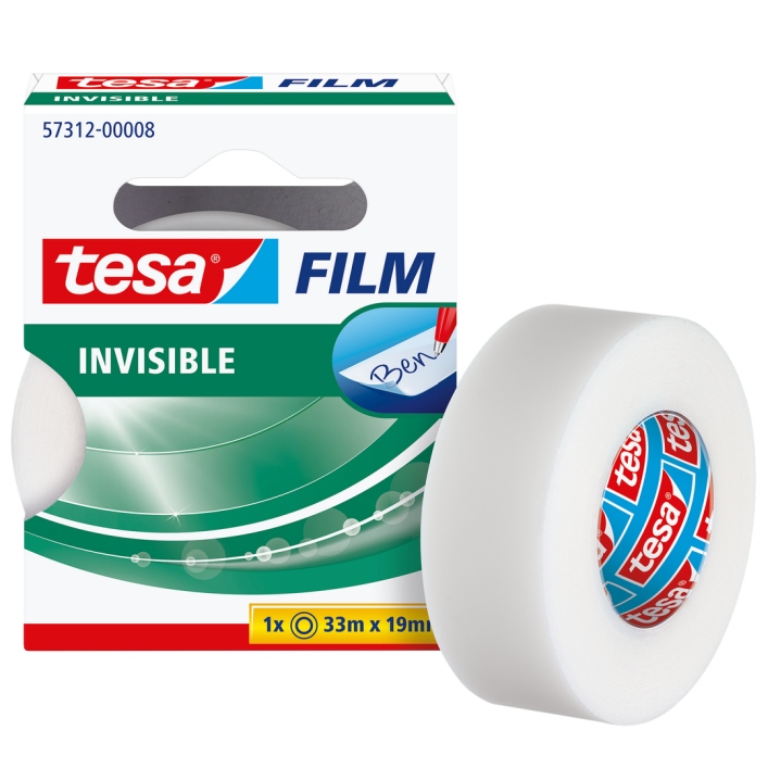Taśma biurowa Tesa Film Invisible mleczna 19mmx33mb 57312-00008-02