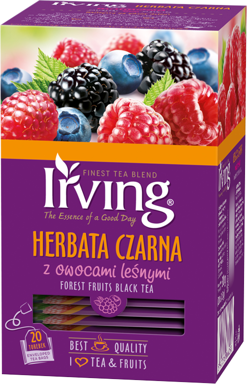 Herbata Irving czarna z owocami leśnymi 20k