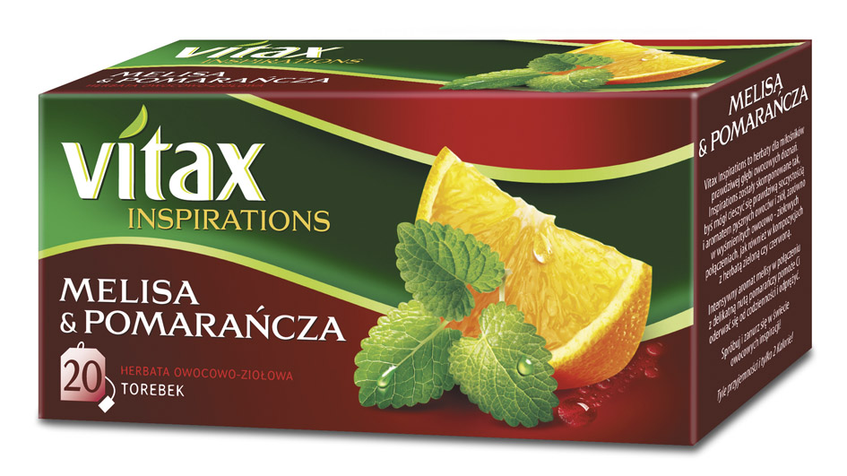 Herbata Vitax Inspirations melisa i pomarańcza