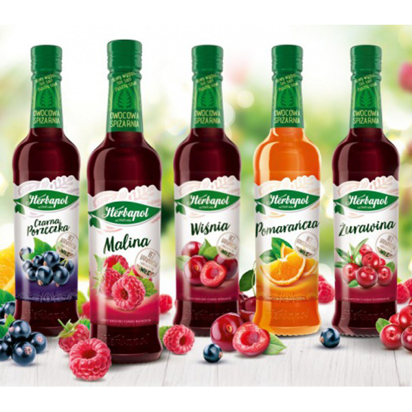 Sok Herbapol - MIX smaków  malina z cytryną