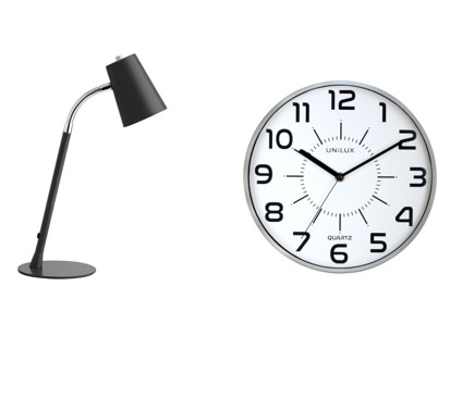 Lampy i zegary
