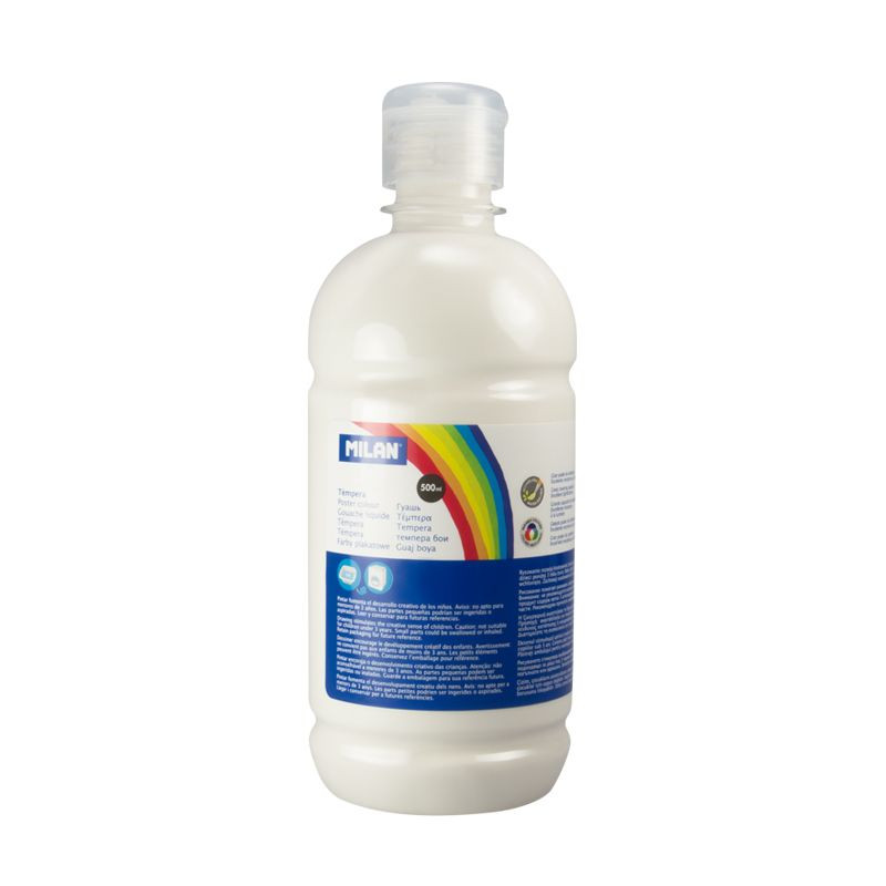 Farba tempera Milan 500ml biała